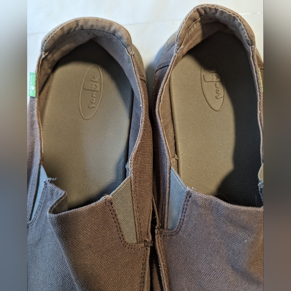 Sanok Brown Mens Flats, Size 12 - Picture 4 of 7